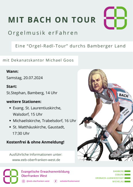 Hier finden Sie Informationen zur Veranstaltung Mit Bach on Tour